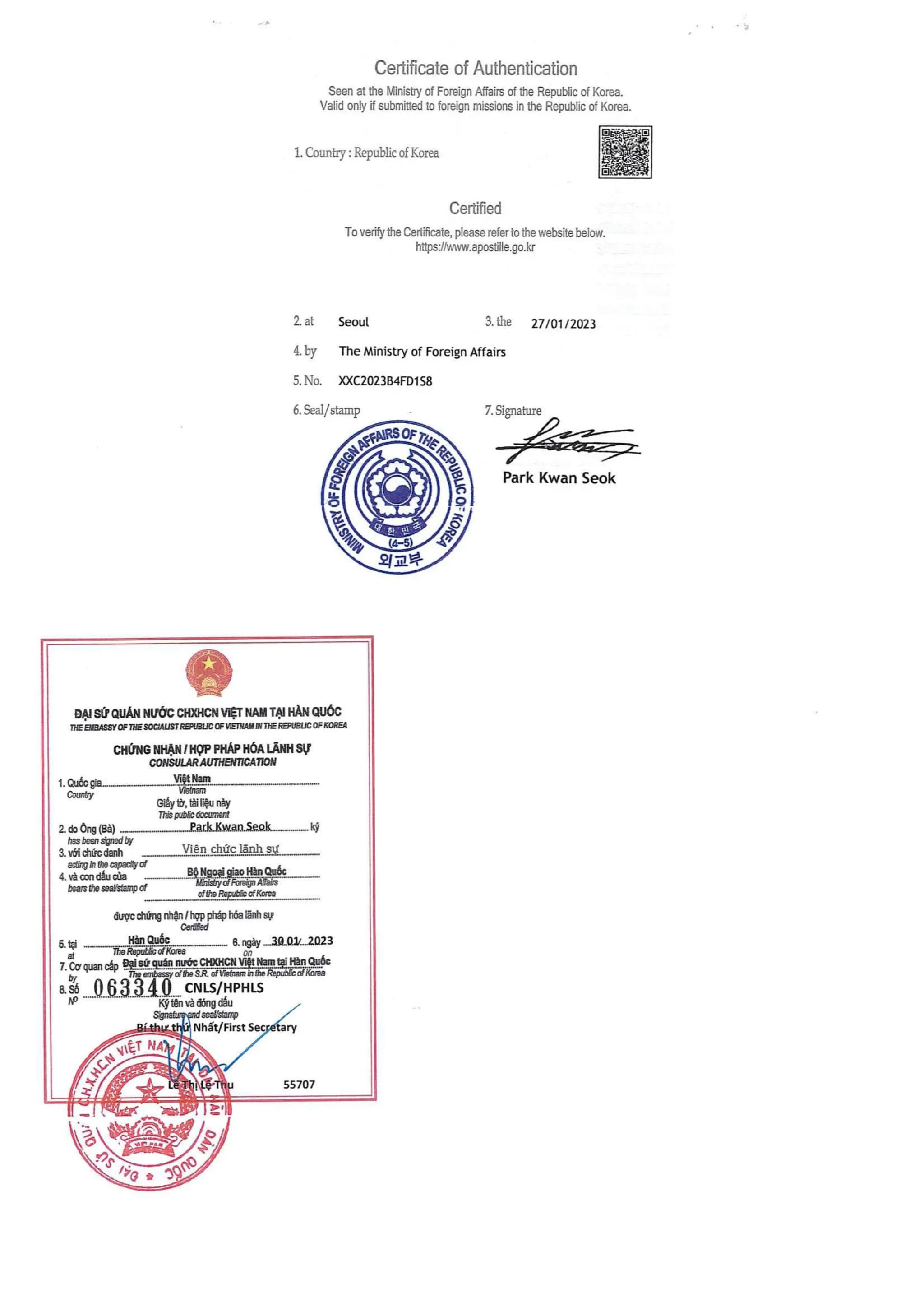 Chứng nhận 9